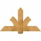 Ekena Millwork Redmond Rough Sawn Timber Gable Bracket, Western Red Cedar, 48"W x 28"H x 2"D x 6"F, 14/12 Pitch GBW048X28X0206RED00RWR - alternate 1